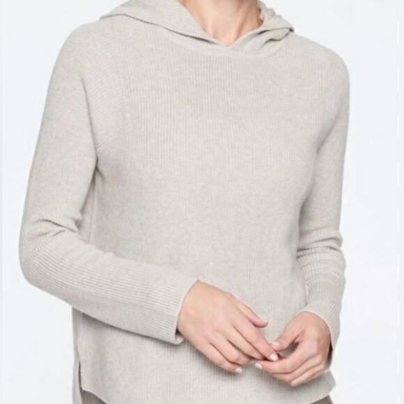 Athleta Light Gray Rest Day Hoodie Sweater Size S - Picture 1 of 7